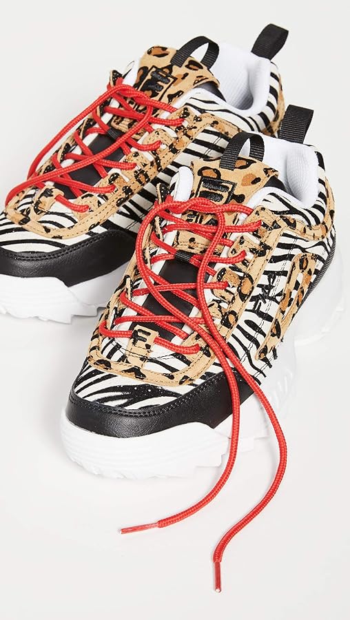 Amazon | Fila レディース Disruptor II レオパードスニーカー